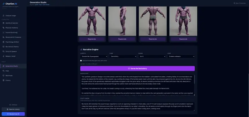 CharGen.AI, 3 of 10