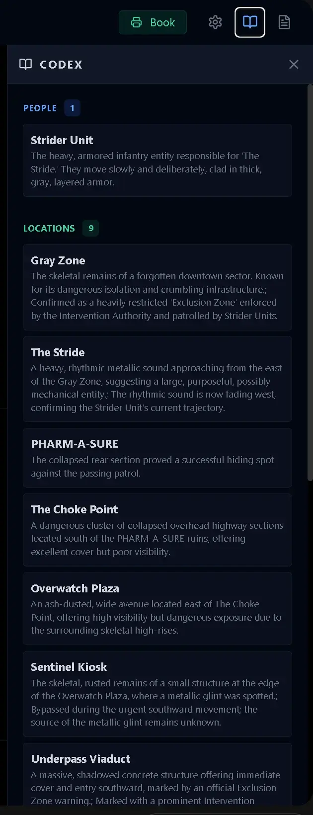 Chronicle: Iterative Fiction Engine, 6 of 15