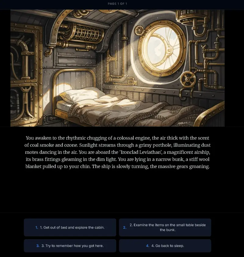 Chronicle: Iterative Fiction Engine, 8 of 15