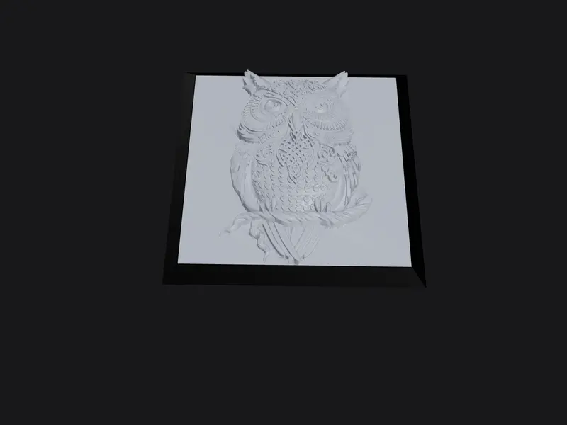 Celtic Owl, 1 of 6 (3D model preview)