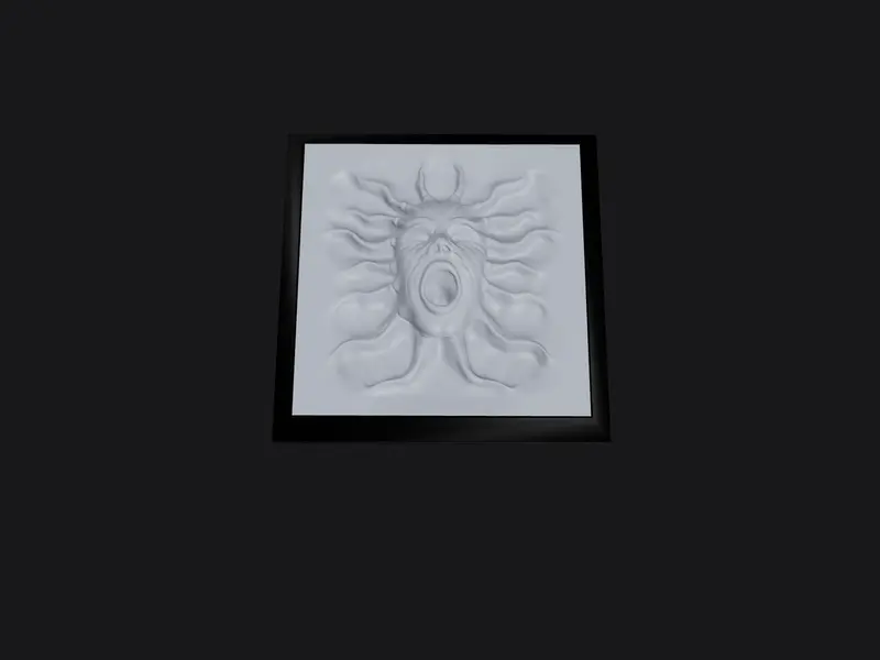 Scream-Face, 1 of 4 (3D model preview)