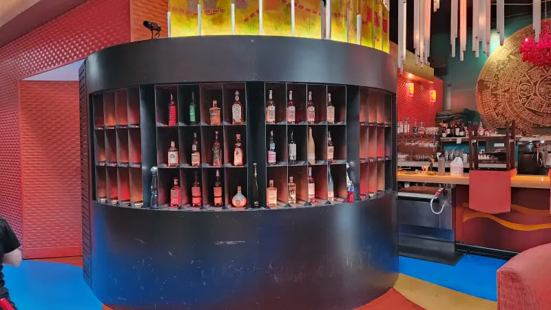 Curved Liquor Bottle Display, 2 of 8
